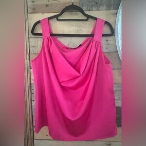 Satin cowl neck camisole blouse